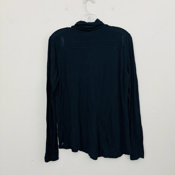 PrAna Black Long Sleeve Turtle Neck Shirt Women’s Size M - Picture 5 of 7